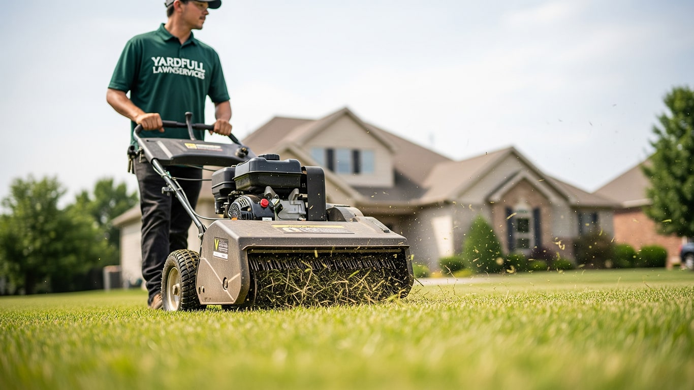 Step-by-Step Dethatching Lawn Service in Liberty Hill