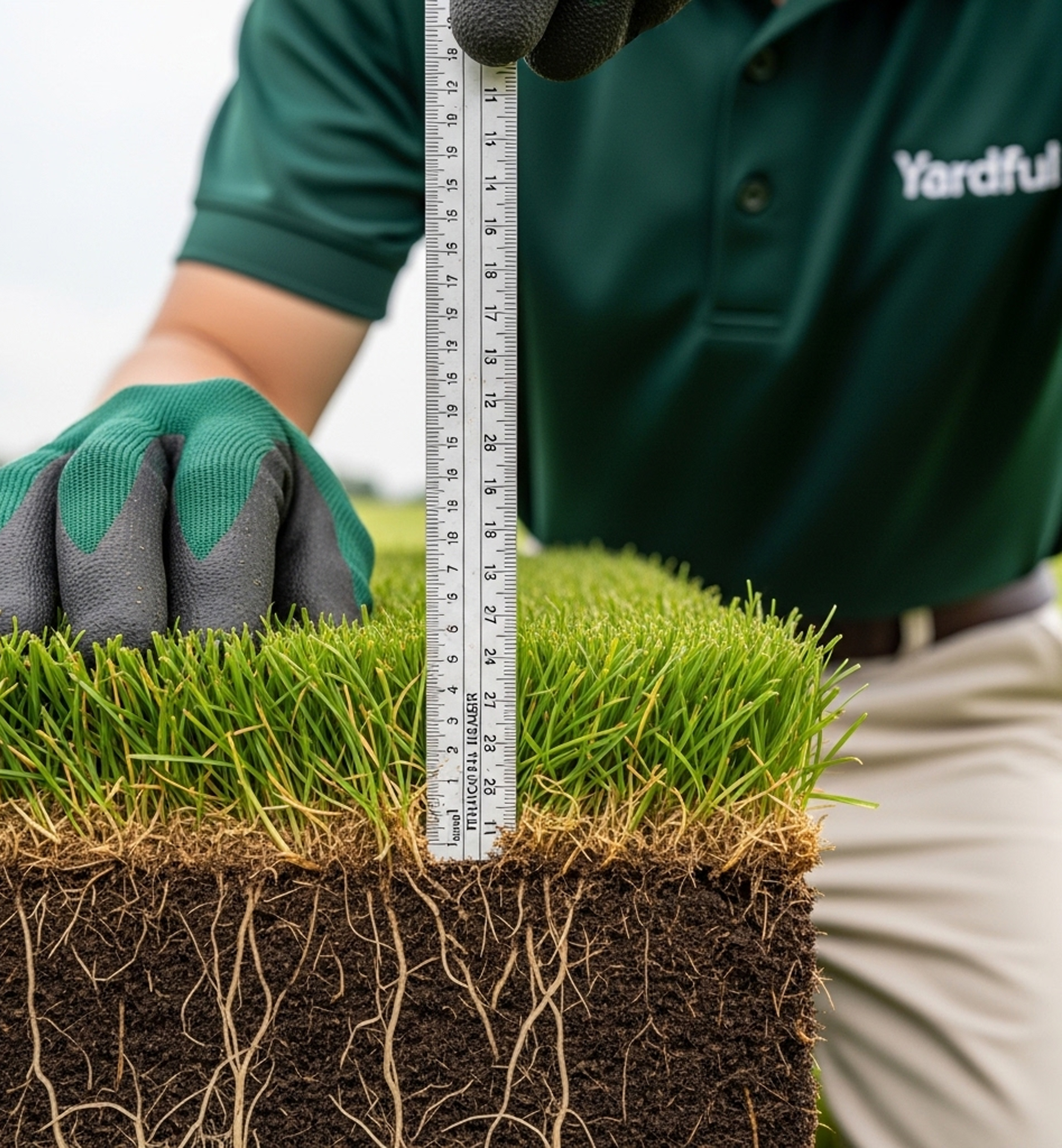 Landscaped garden with curved pathway