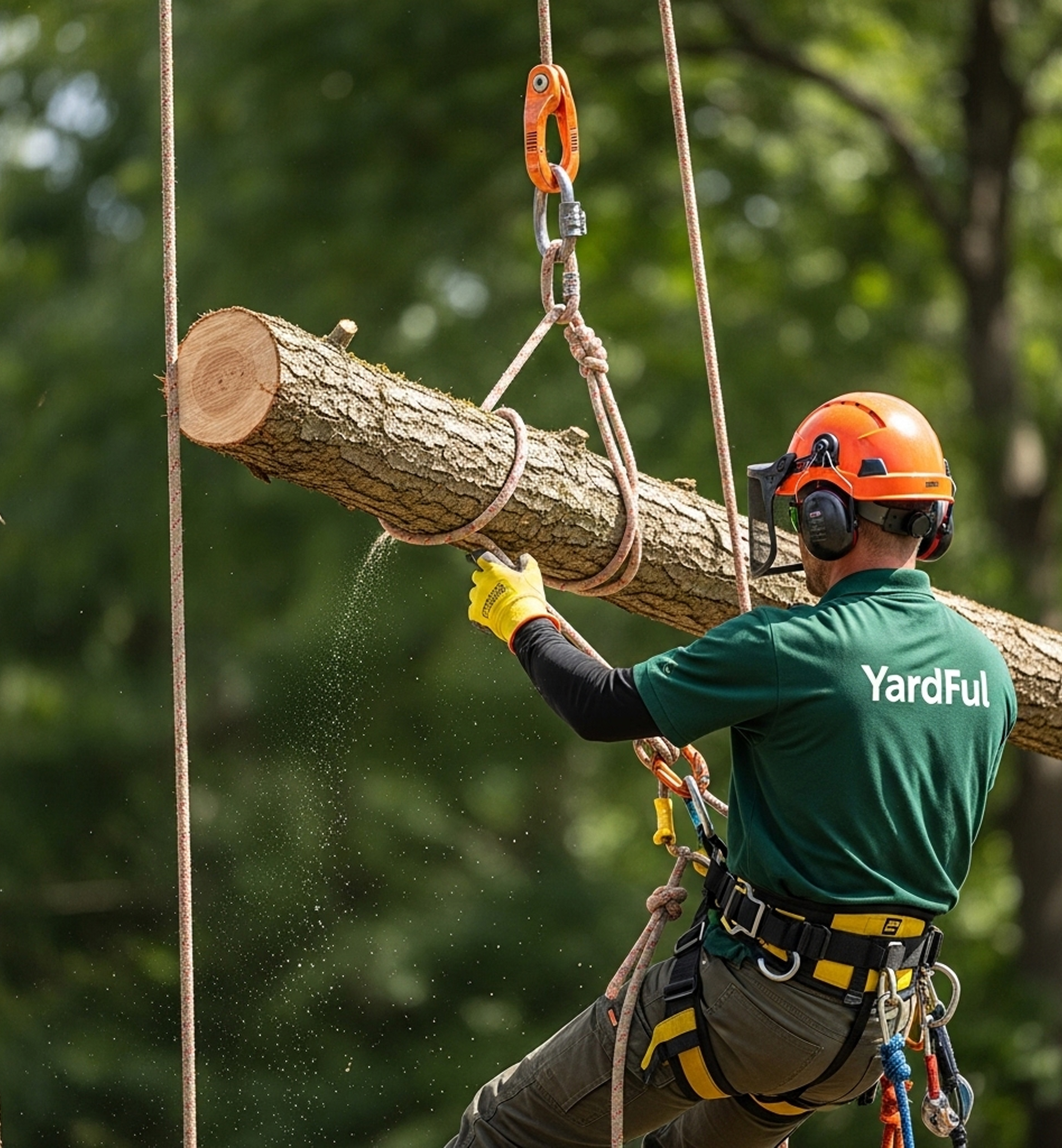 Tree removal in yard